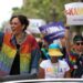 SAN FRANCISCO, CALIFORNIA - JUNE 30: Democratic presidential candidate U.S. Sen. Kamala Harris (D-CA) waves to the crowd as she rides in a car during the SF Pride Parade on June 30, 2019 in San Francisco, California. Sen. Harris spent the weekend in the San Francisco Bay Area where she attended a fundraiser and the annual SF Pride Parade.  (Photo by Justin Sullivan/Getty Images)